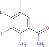 2-Amino-4-bromo-3-fluoro-5-iodobenzamide