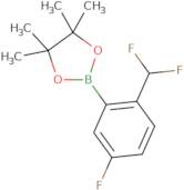 2-[2-(Difluoromethyl)-5-fluorophenyl]-4,4,5,5-tetramethyl-1,3,2-dioxaborolane