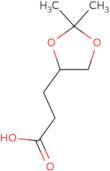 3-(2,2-Dimethyl-1,3-dioxolan-4-yl)propanoic acid