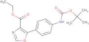 Ethyl 5-[(4'-N-Boc-amino)phenyl]-1,3-oxazole-4-carboxylate