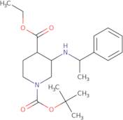 Ethyl 1-Boc-3-(1-phenylethylamino)piperidine-4-carboxylate