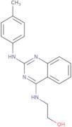 2-({2-[(4-Methylphenyl)amino]quinazolin-4-yl}amino)ethan-1-ol