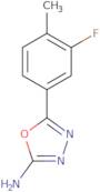 5-(3-Fluoro-4-methylphenyl)-1,3,4-oxadiazol-2-amine