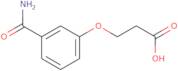 3-(3-Carbamoylphenoxy)propanoic acid