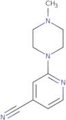 2-(4-Methylpiperazin-1-yl)pyridine-4-carbonitrile