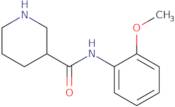 N-(2-Methoxyphenyl)piperidine-3-carboxamide