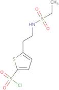 5-(2-Ethanesulfonamidoethyl)thiophene-2-sulfonyl chloride