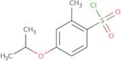 2-Methyl-4-(propan-2-yloxy)benzene-1-sulfonyl chloride