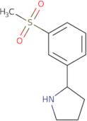 2-(3-Methanesulfonylphenyl)pyrrolidine