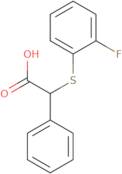 2-[(2-Fluorophenyl)sulfanyl]-2-phenylacetic acid