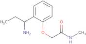 2-[2-(1-Aminopropyl)phenoxy]-N-methylacetamide