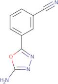 3-(5-Amino-1,3,4-oxadiazol-2-yl)benzonitrile