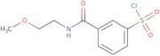 3-[(2-Methoxyethyl)carbamoyl]benzene-1-sulfonyl chloride