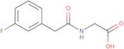 2-[2-(3-Fluorophenyl)acetamido]acetic acid