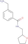 3-(Aminomethyl)-N-(oxolan-2-ylmethyl)benzamide