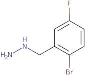 [(2-Bromo-5-fluorophenyl)methyl]hydrazine