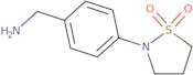 2-[4-(Aminomethyl)phenyl]-1,2-thiazolidine-1,1-dione