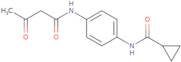 N-[4-(3-Oxobutanamido)phenyl]cyclopropanecarboxamide