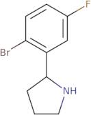 2-(2-Bromo-5-fluorophenyl)pyrrolidine