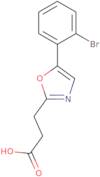 3-[5-(2-Bromophenyl)-1,3-oxazol-2-yl]propanoic acid