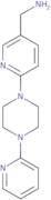 {6-[4-(Pyridin-2-yl)piperazin-1-yl]pyridin-3-yl}methanamine