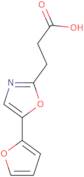 3-[5-(Furan-2-yl)-1,3-oxazol-2-yl]propanoic acid