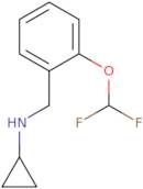 N-{[2-(Difluoromethoxy)phenyl]methyl}cyclopropanamine