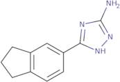 3-(2,3-Dihydro-1H-inden-5-yl)-1H-1,2,4-triazol-5-amine