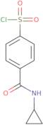 4-(Cyclopropylcarbamoyl)benzene-1-sulfonyl chloride