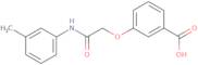 3-{[(3-Methylphenyl)carbamoyl]methoxy}benzoic acid