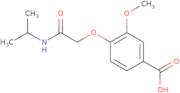 3-Methoxy-4-{[(propan-2-yl)carbamoyl]methoxy}benzoic acid