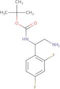 tert-Butyl N-[2-amino-1-(2,4-difluorophenyl)ethyl]carbamate