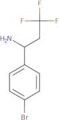 1-(4-Bromophenyl)-3,3,3-trifluoropropan-1-amine