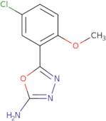 5-(5-Chloro-2-methoxyphenyl)-1,3,4-oxadiazol-2-amine