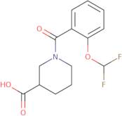 1-[2-(Difluoromethoxy)benzoyl]piperidine-3-carboxylic acid
