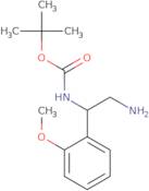 tert-Butyl N-[2-amino-1-(2-methoxyphenyl)ethyl]carbamate