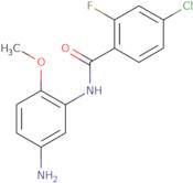 N-(5-Amino-2-methoxyphenyl)-4-chloro-2-fluorobenzamide