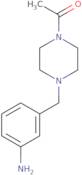 1-{4-[(3-Aminophenyl)methyl]piperazin-1-yl}ethan-1-one