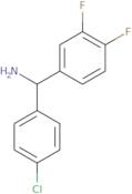 (4-Chlorophenyl)(3,4-difluorophenyl)methanamine