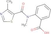 2-(N-Methyl4-methyl-1,3-thiazole-5-amido)benzoic acid