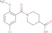 1-(5-Chloro-2-methoxybenzoyl)piperidine-4-carboxylic acid