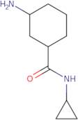 3-Amino-N-cyclopropylcyclohexane-1-carboxamide