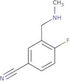 4-Fluoro-3-[(methylamino)methyl]benzonitrile