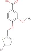 4-[(5-Bromothiophen-2-yl)methoxy]-3-methoxybenzoic acid