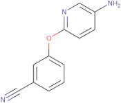 3-[(5-Aminopyridin-2-yl)oxy]benzonitrile