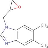 5,6-Dimethyl-1-[(oxiran-2-yl)methyl]-1H-1,3-benzodiazole