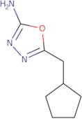 5-(Cyclopentylmethyl)-1,3,4-oxadiazol-2-amine
