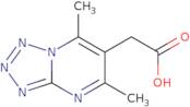 2-{5,7-Dimethyl-[1,2,3,4]tetrazolo[1,5-a]pyrimidin-6-yl}acetic acid