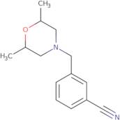 3-[(2,6-Dimethylmorpholin-4-yl)methyl]benzonitrile