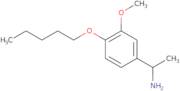 1-[3-Methoxy-4-(pentyloxy)phenyl]ethan-1-amine